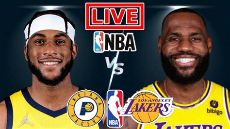 pacers vs lakers live